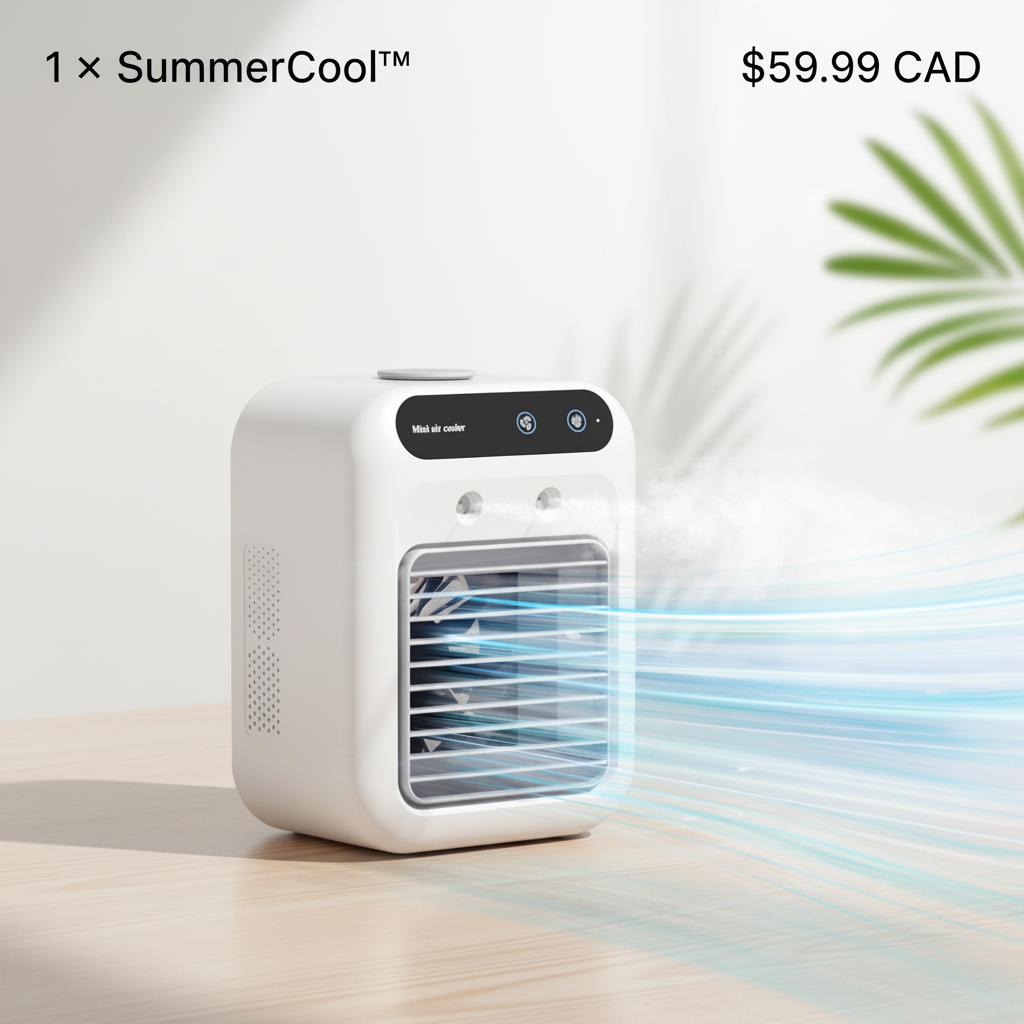 1 × SummerCool™ Portable Misting Air Cooler